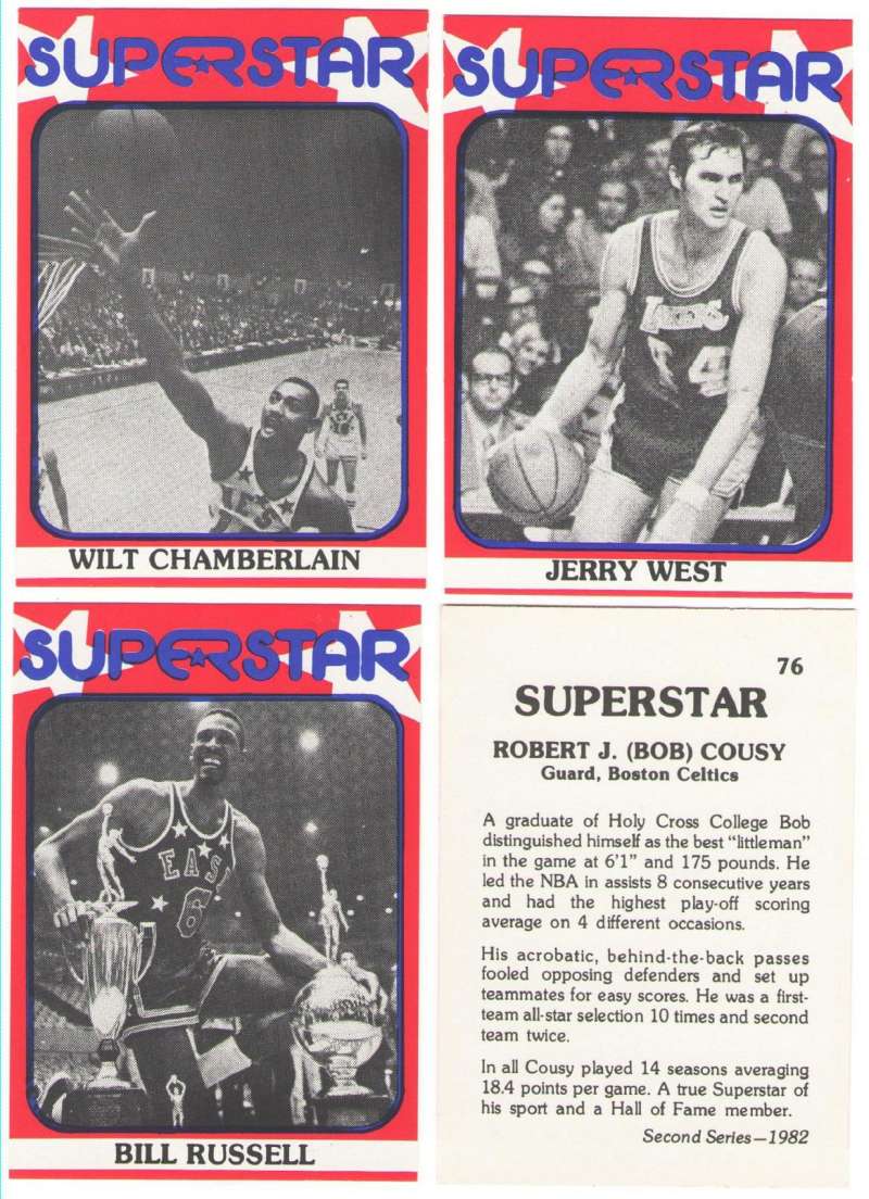 1982 SuperStar - Basketball Cards