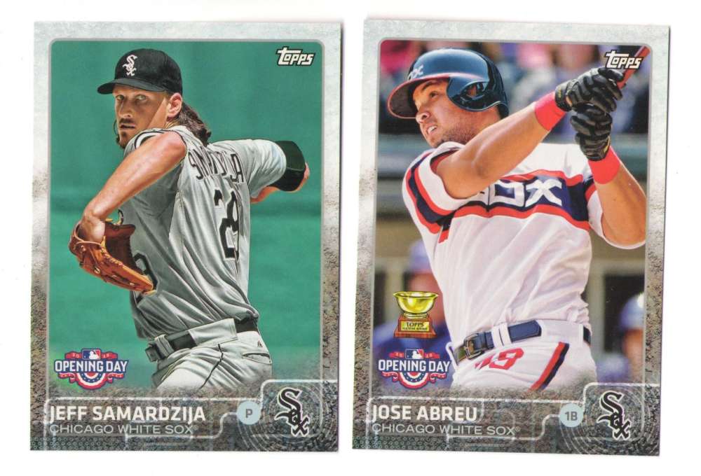 2015 Topps Opening Day - CHICAGO WHITE SOX Team Set