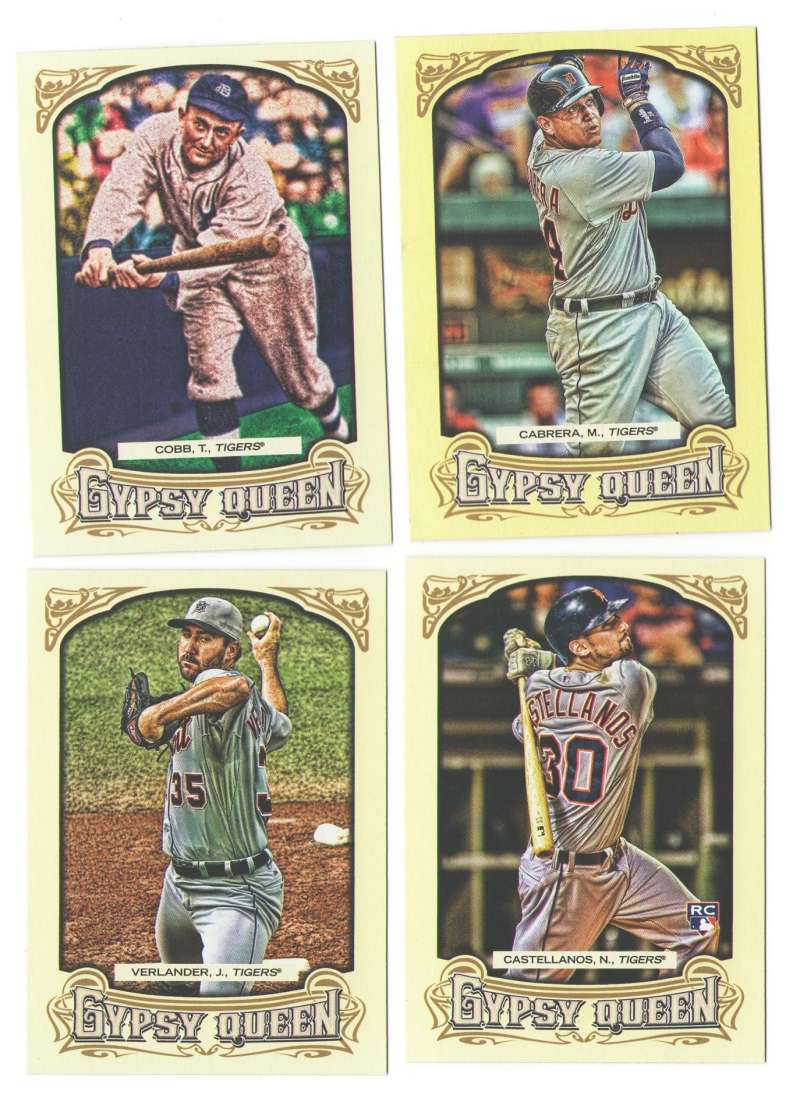 2014 Topps Gypsy Queen (Base) - DETROIT TIGERS Team Set