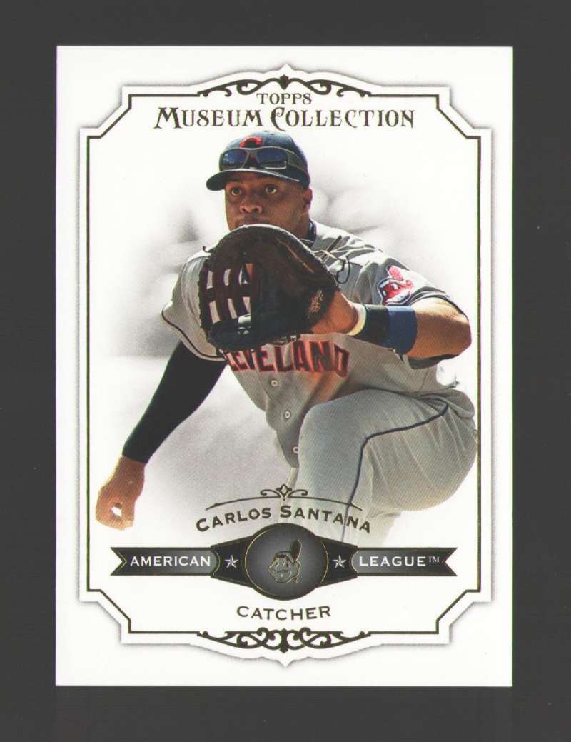 2012 Topps Museum Collection - CLEVELAND INDIANS  Carlos Santana