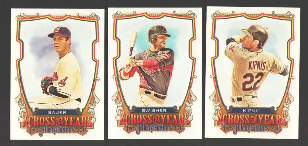 2013 Topps Allen and Ginter Across the Years - CLEVELAND INDIANS Tea