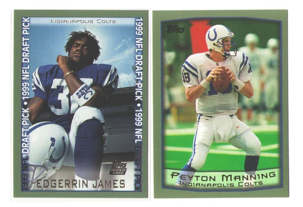 1999 Topps Football Team Set - INDIANAPOLIS COLTS