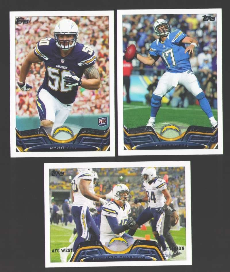 2013 Topps Football Team Set - SAN DIEGO CHARGERS
