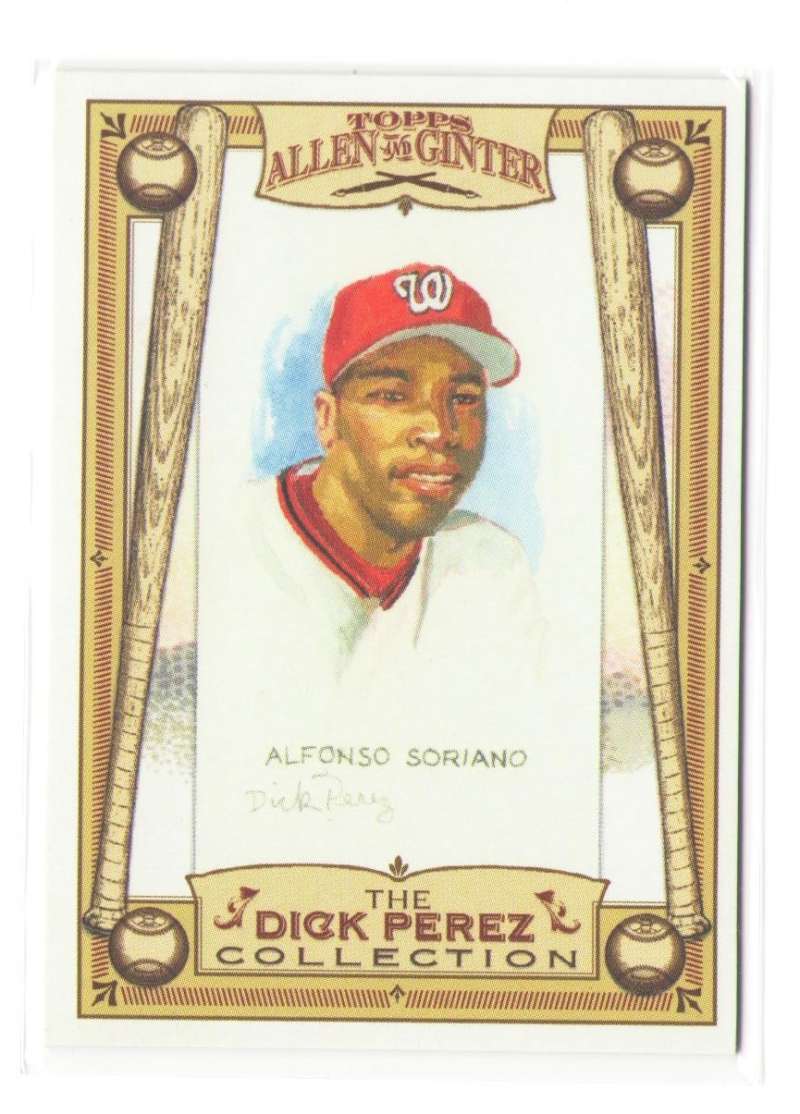 2006 Topps Allen and Ginter Dick Perez Sketches - WASHINGTON NATIONALS