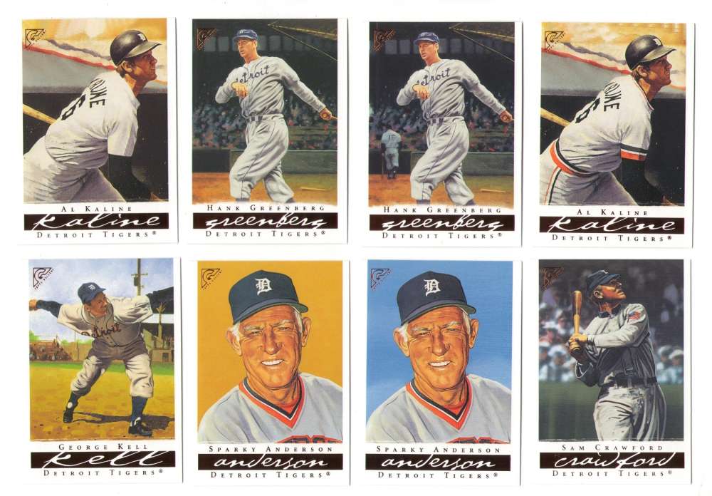 2003 Topps Gallery Hall of Fame (A&B) - DETROIT TIGERS Team Set
