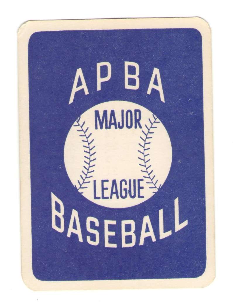 1979 APBA Season Extra Players writing on back - TORONTO BLUE JAYS Team Set