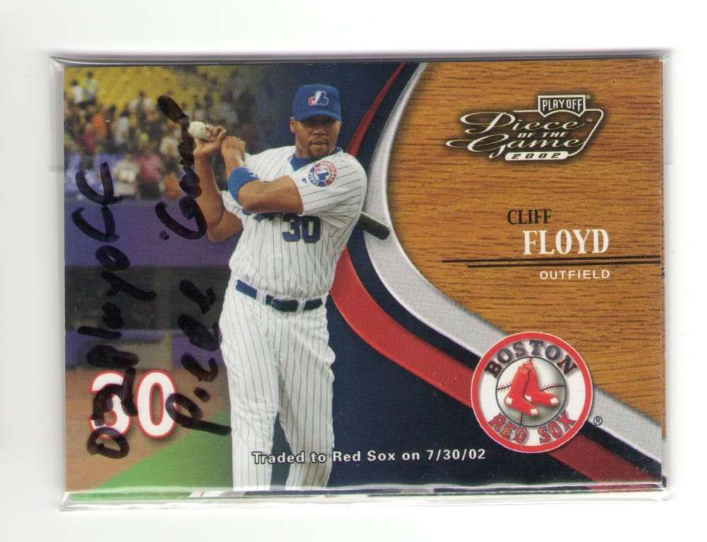 2002 Playoff Pieces of the Game - BOSTON RED SOX Team Set