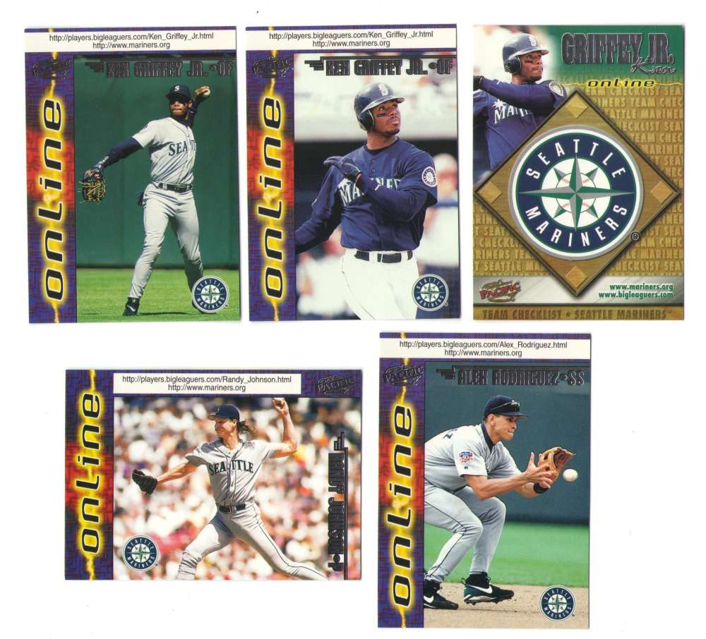 1998 Pacific Online - SEATTLE MARINERS Team Set