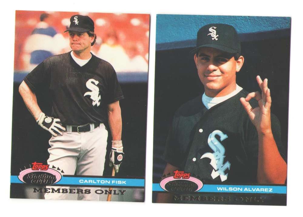 1991 Topps Stadium Club Members Only - CHICAGO WHITE SOX Team Set