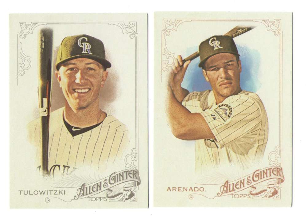 2015 Topps Allen and Ginter - COLORADO ROCKIES Team Set 
