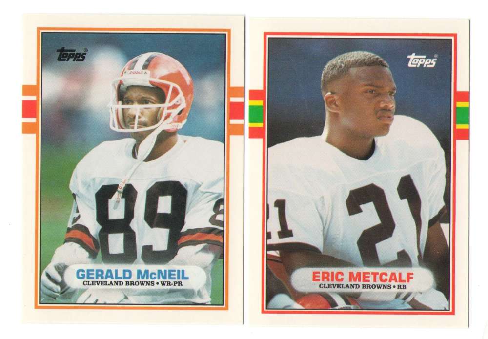 1989 Topps Traded Football Team Set - CLEVELAND BROWNS