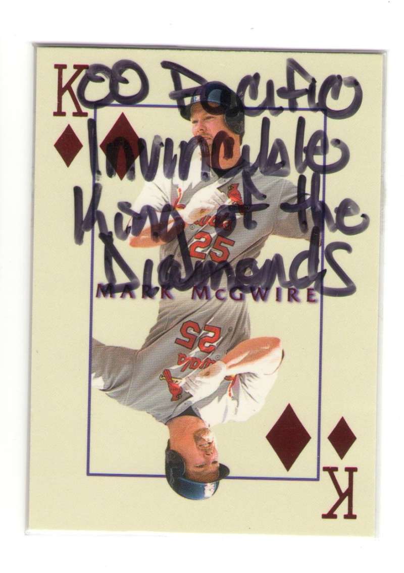 2000 Pacific Invincible Kings of the Diamond - ST LOUIS CARDINALS