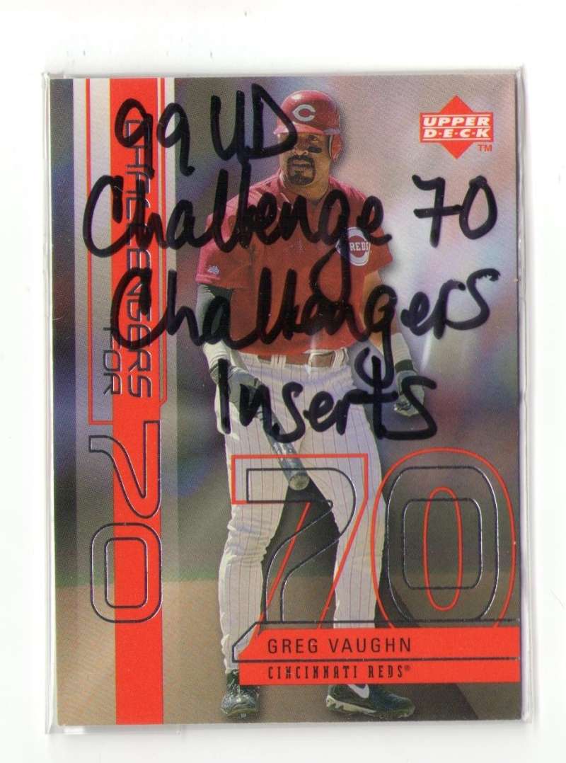 1999 UD Challengers for 70 Challengers Inserts - CINCINNATI REDS Team Set