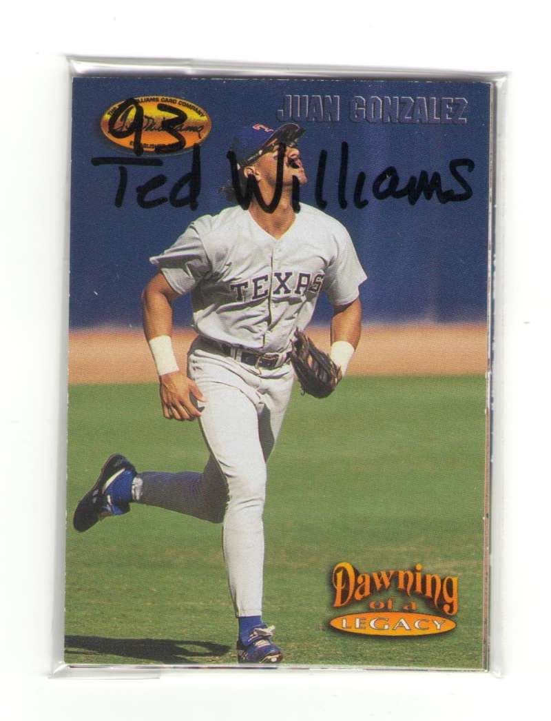 1993 Ted Williams - TEXAS RANGERS Team Set