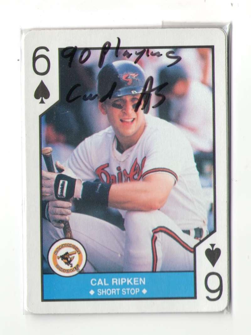 1990 Playing Card All-Stars BALTIMORE ORIOLES 2 cards