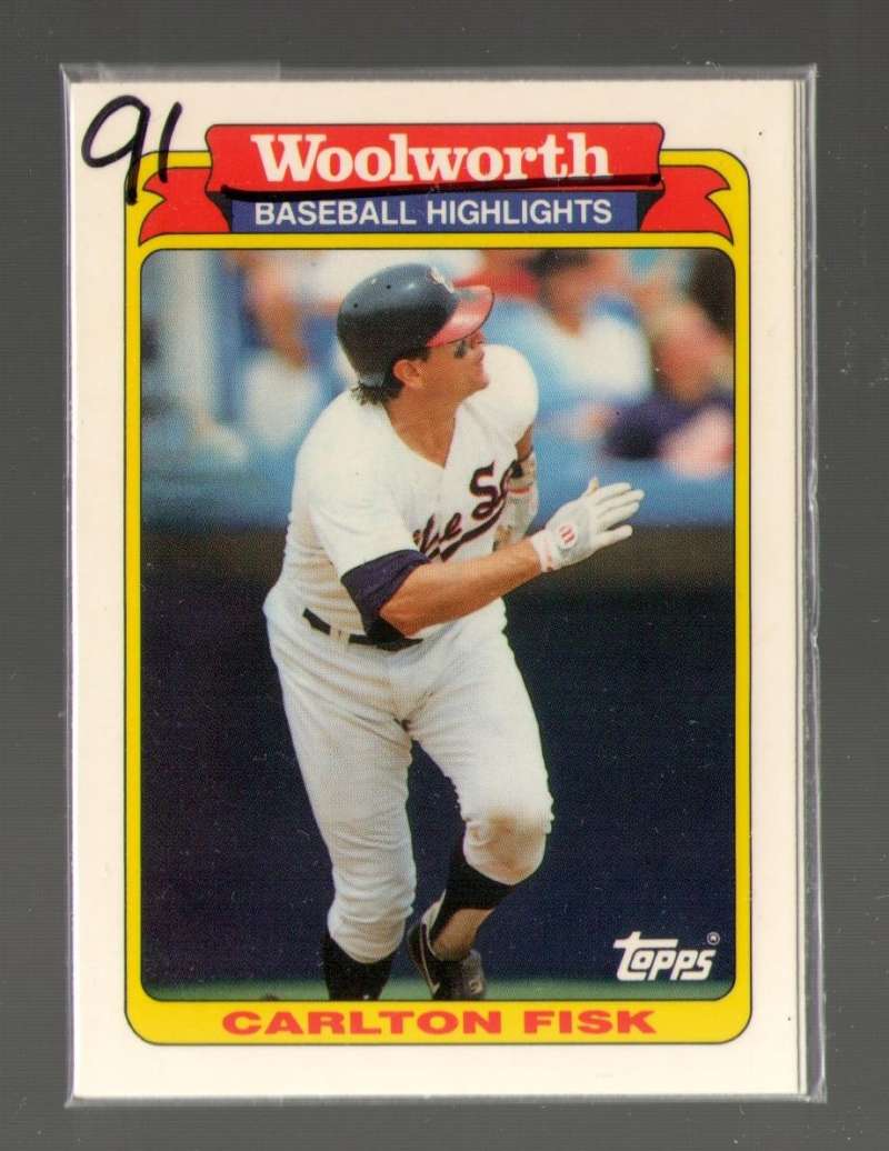 1991 Woolworths (Topps) - CHICAGO WHITE SOX Team Set