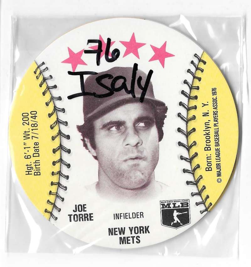 1976 Isaly Disc - NEW YORK METS Team Set