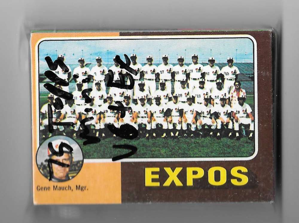 1975 Topps Mini VG-EX MONTREAL EXPOS Team Set