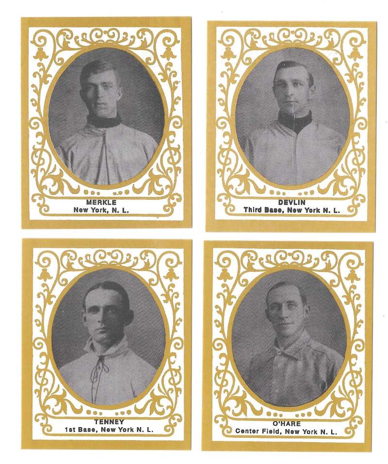 1909 Ramly T204 Reprints - NEW YORK GIANTS Team Set