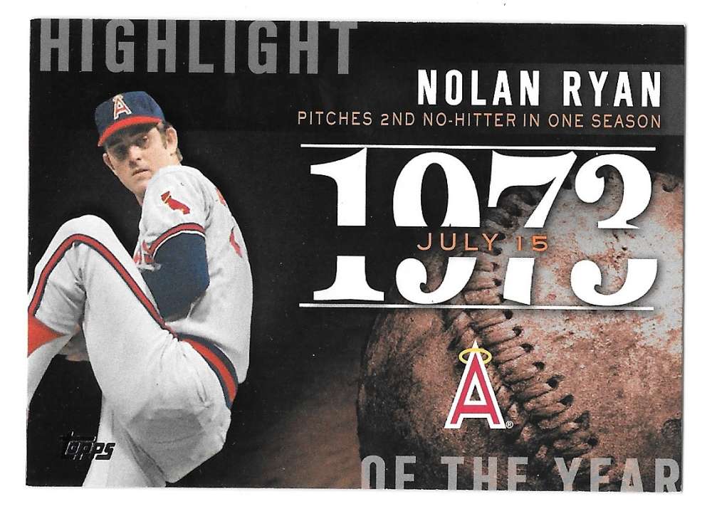 2015 Topps Highlight of the Year - LOS ANGELES ANGELS   Nolan Ryan