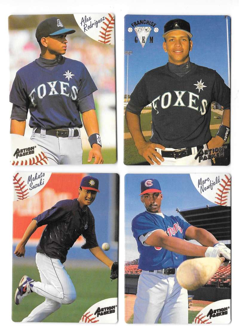 1994 Action Packed Minors - SEATTLE MARINERS Team Set w/ Alex Rodriguez