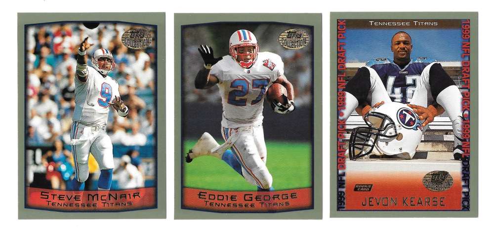 1999 Topps Collections Football Team Set - TENNESSEE TITANS