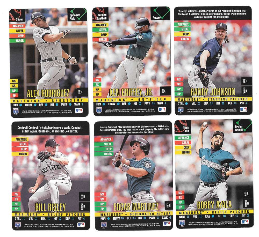 1995 Donruss Top of the Order - SEATTLE MARINERS Team Set