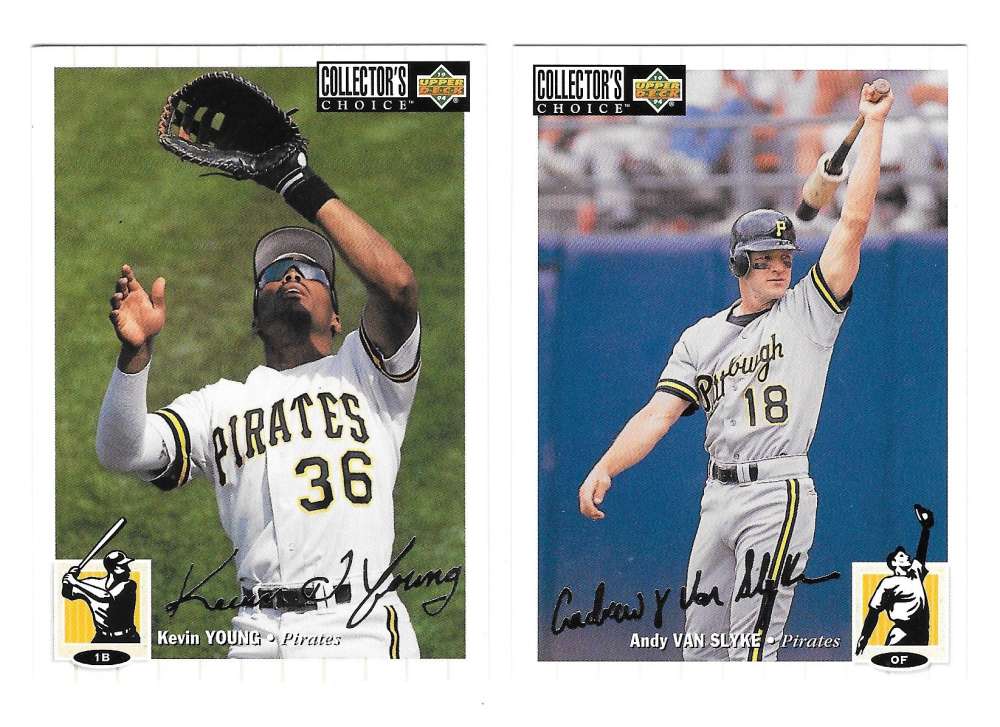 1994 Collectors Choice Silver Signature - PITTSBURGH PIRATES Team Set