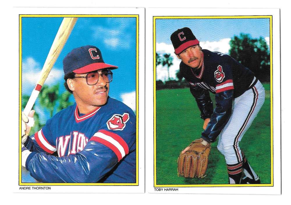 1983 Topps Glossy Send-Ins - CLEVELAND INDIANS Team Set 