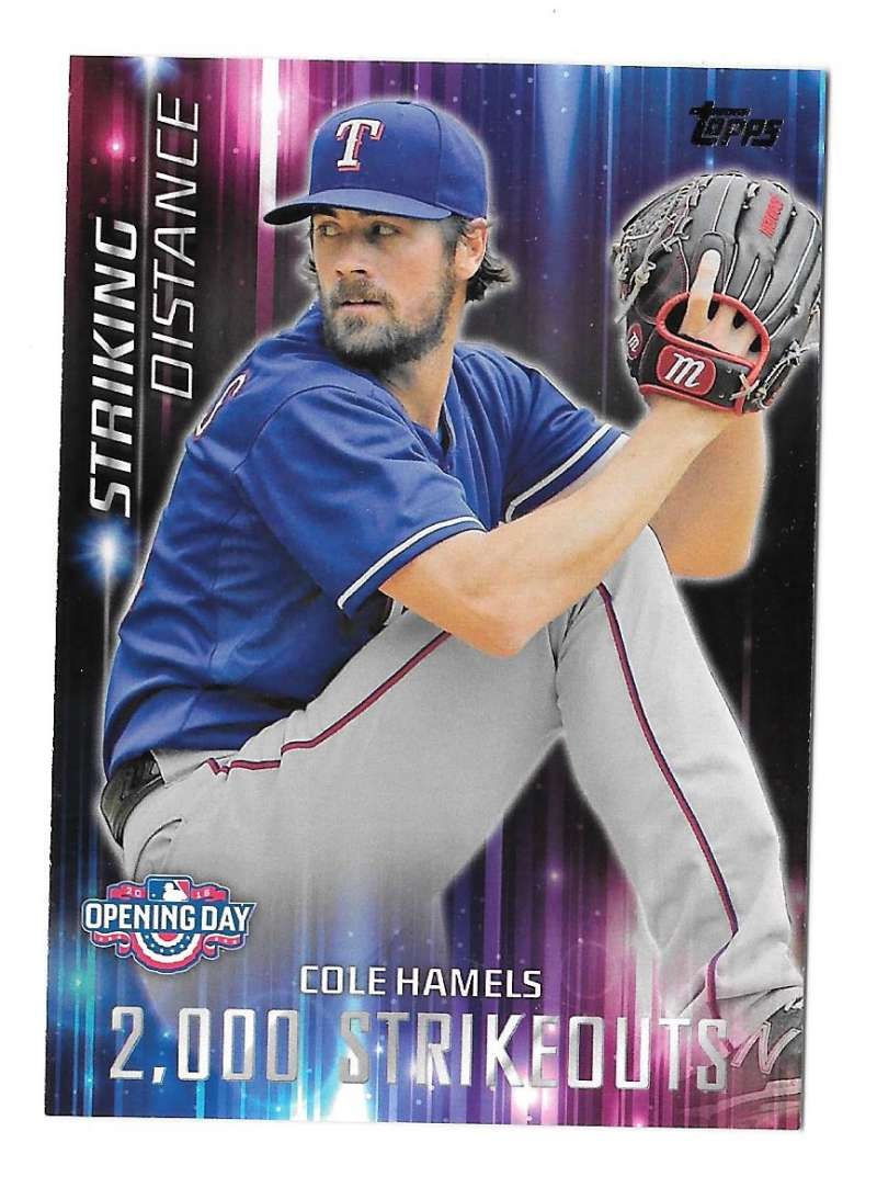 2016 Topps Opening Day Striking Distance - TEXAS RANGERS