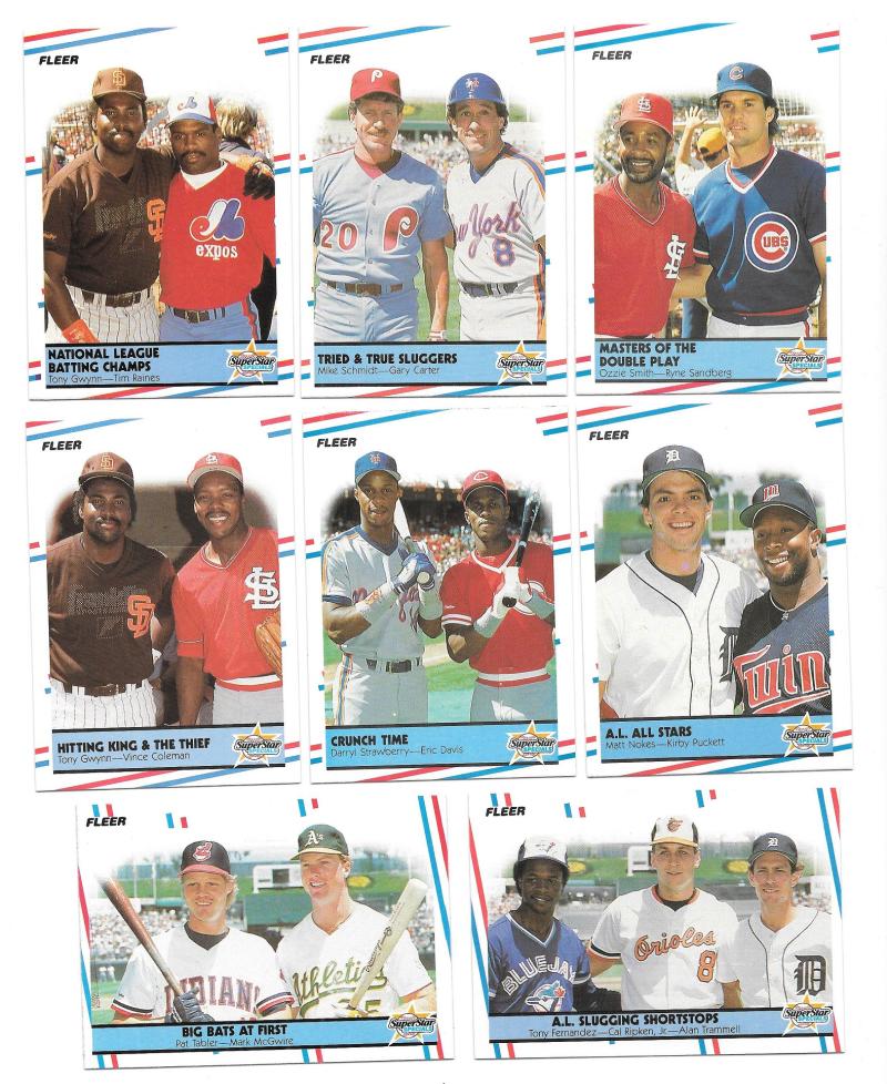 1988 Fleer - 15 Card Combo Lot (Players from different teams)