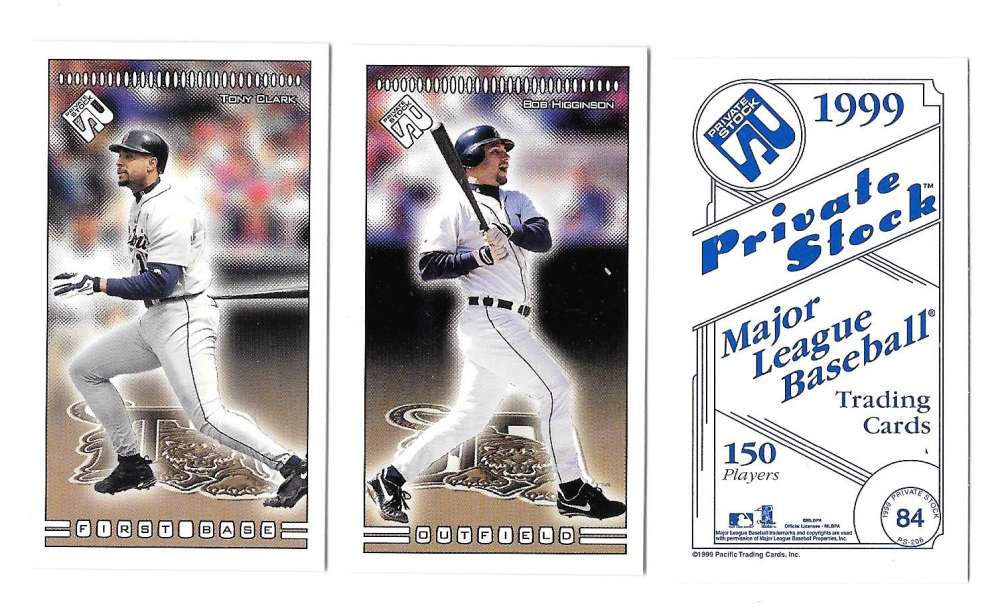 1999 Pacific Private Stock PS-206 - DETROIT TIGERS Team Set 