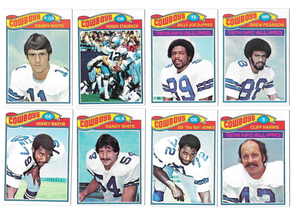 1977 Topps Football (B) Team Set - DALLAS COWBOYS   