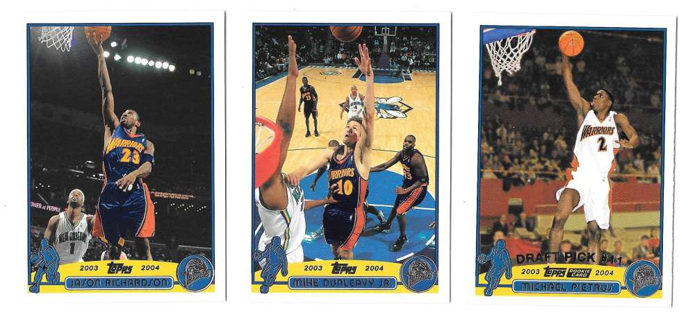2003-04 Topps (1-249) Basketball Team Set - Golden State Warriors