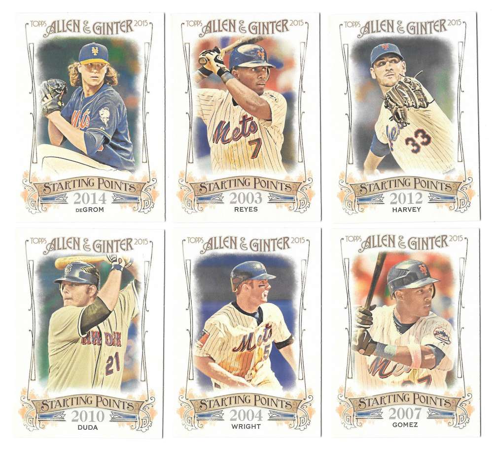 2015 Topps Allen and Ginter Starting Points - NEW YORK METS 