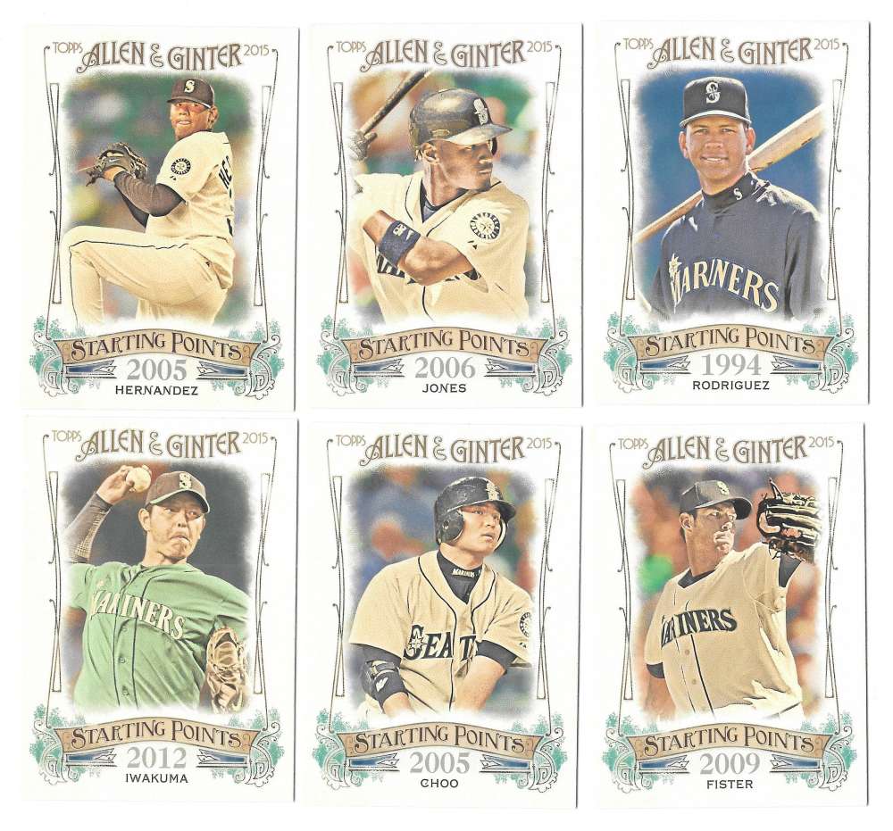 2015 Topps Allen and Ginter Starting Points - SEATTLE MARINERS 