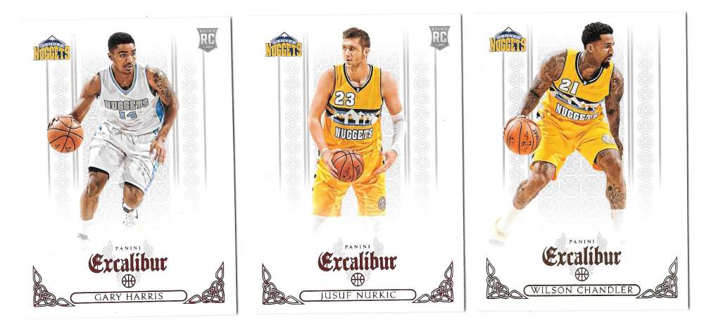 2014-15 Panini Excalibur (1-200) Basketball Team Set - Denver Nuggets
