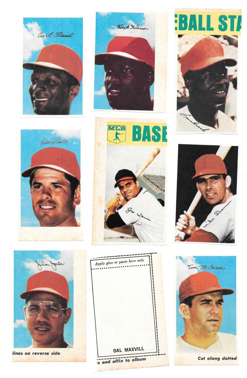 1969 MLB PhotoStamps - ST LOUIS CARDINALS Team Set 