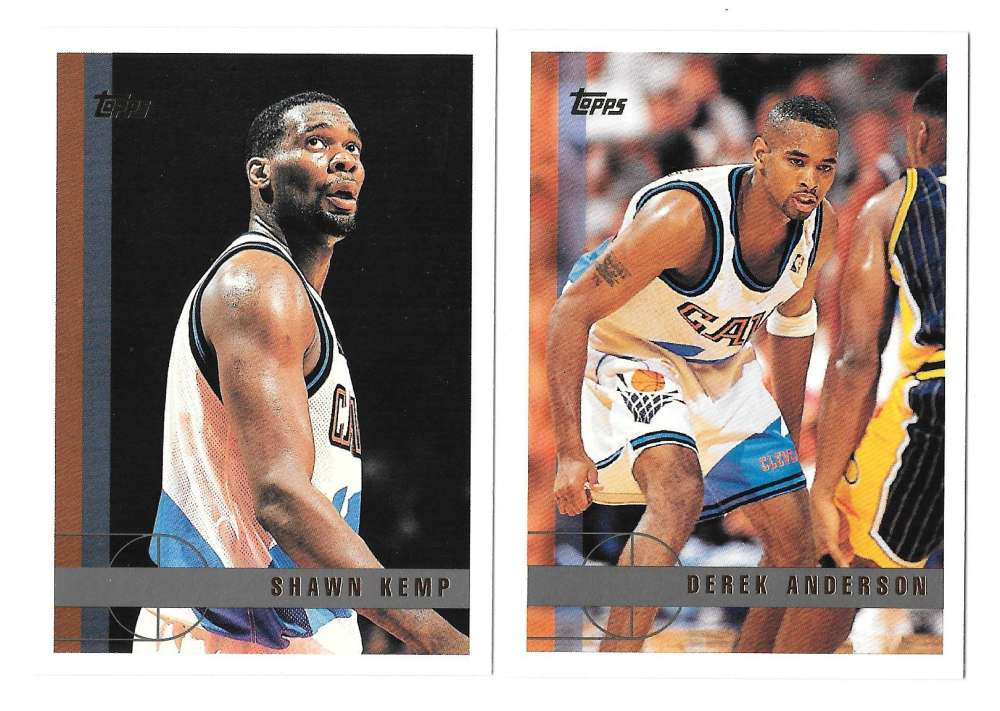 1997-98 Topps Basketball Team Set - Cleveland Cavaliers