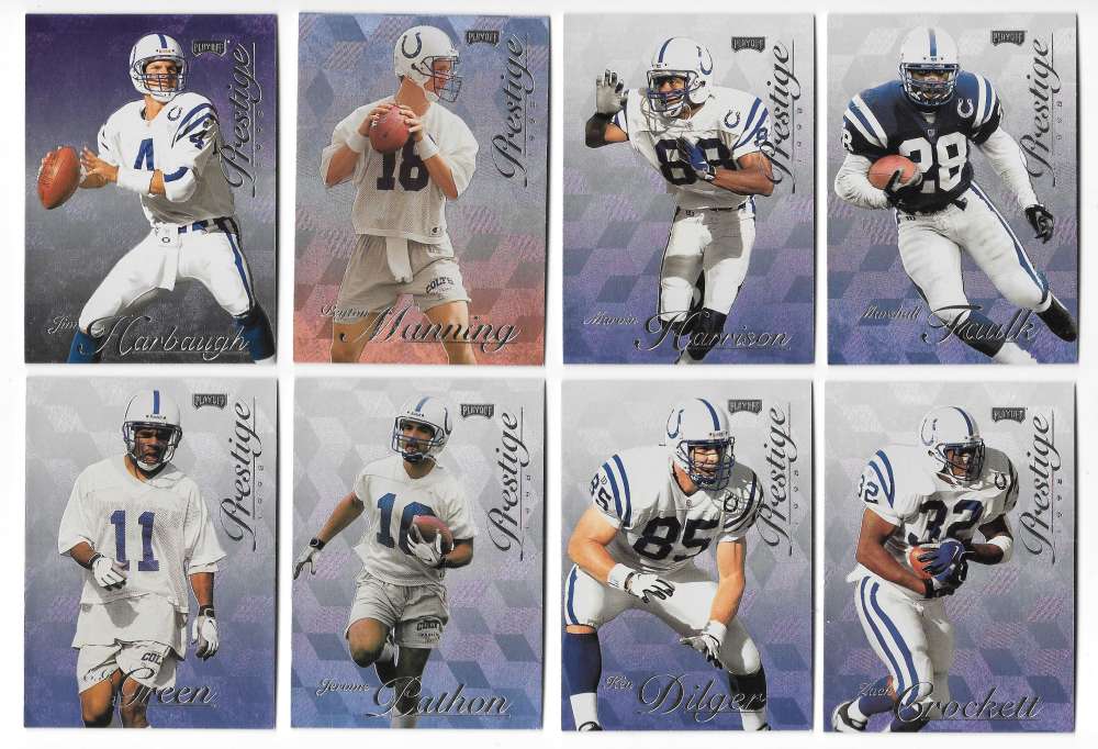1998 Playoff Prestige Hobby Football Team Set - INDIANAPOLIS COLTS w/ Peyton Manning RC