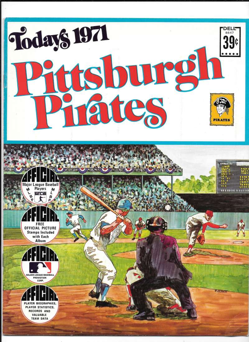 1971 Dell Today Stamps (Still in Albums) - PITTSBURGH PIRATES Team Set