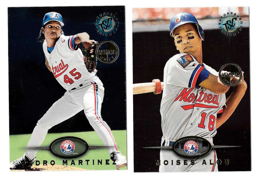 1995 Topps Stadium Club MEMBERS ONLY - MONTREAL EXPOS Team Set