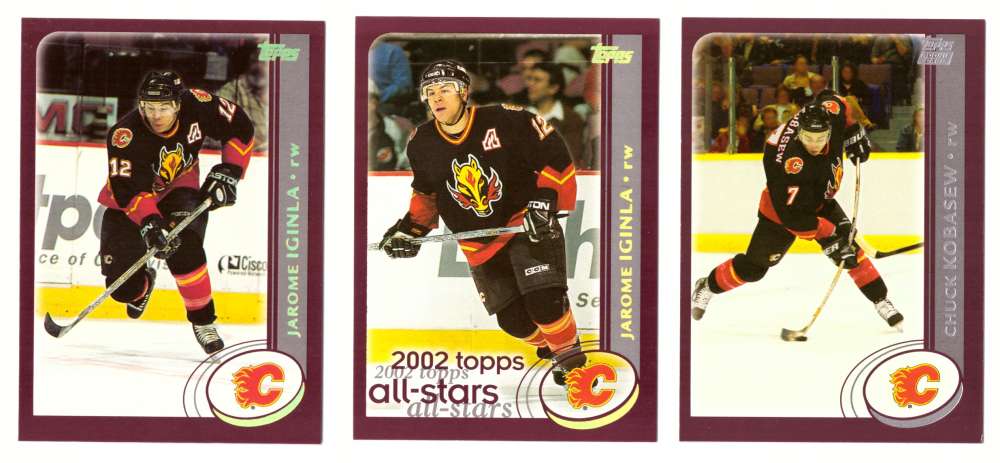 2002-03 Topps Hockey (1-340) Team Set - Calgary Flames