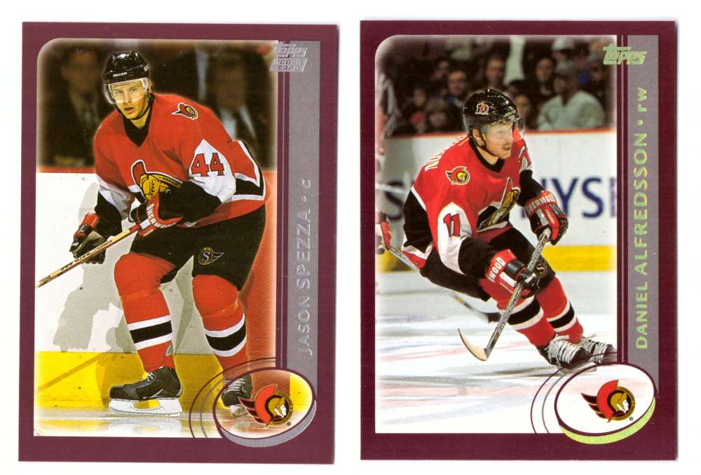 2002-03 Topps Hockey (1-340) Team Set - Ottawa Senators