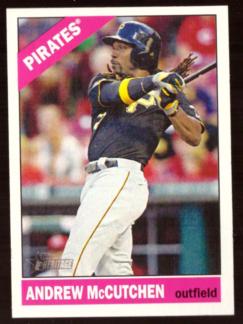 2015 Topps Heritage 300 Andrew McCutchen Action Variation SP Pittsburgh Pirates