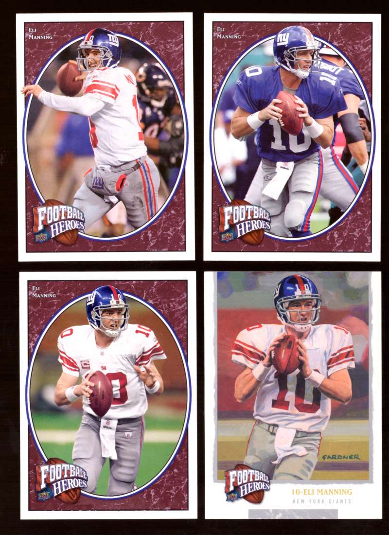 2008 Upper Deck Heroes Eli Manning 41-44 New York Giants