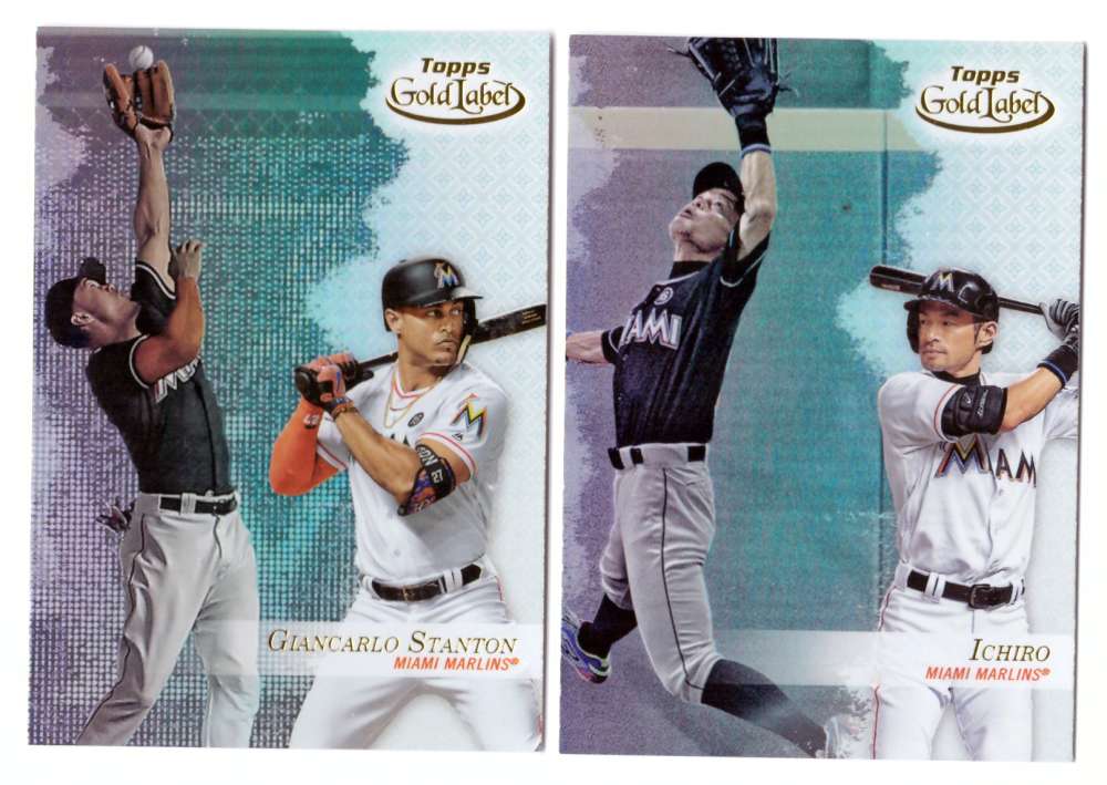 2017 Topps Gold Label Class 1 - MIAMI MARLINS 