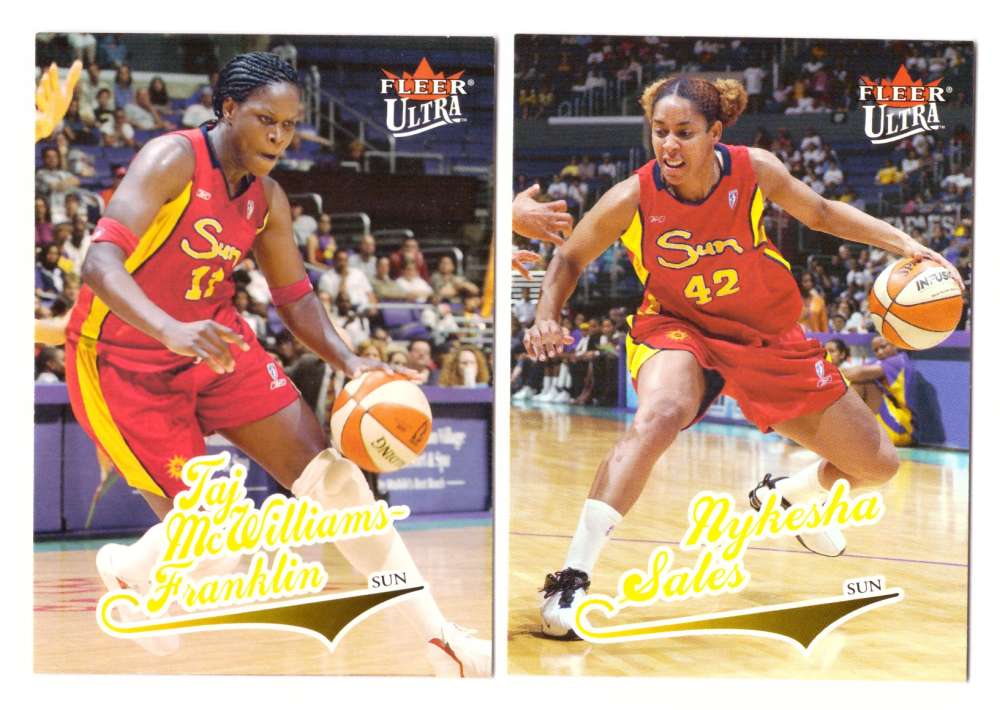 2004 Ultra WNBA (Base 1-90) Basketball Team Set - Connecticut Sun