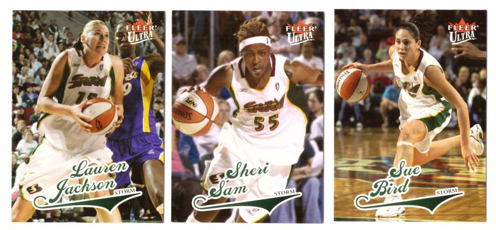 2004 Ultra WNBA (Base 1-90) Basketball Team Set - Seattle Storm