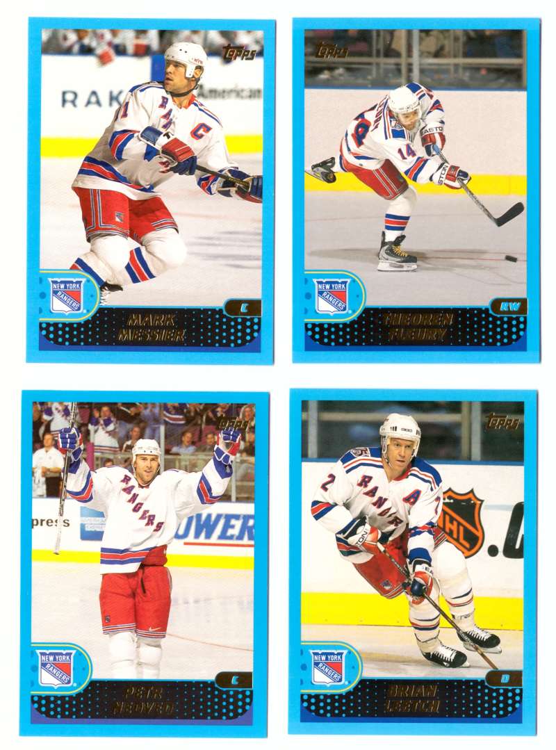 2001-02 Topps Hockey (1-330) Team Set - New York Rangers